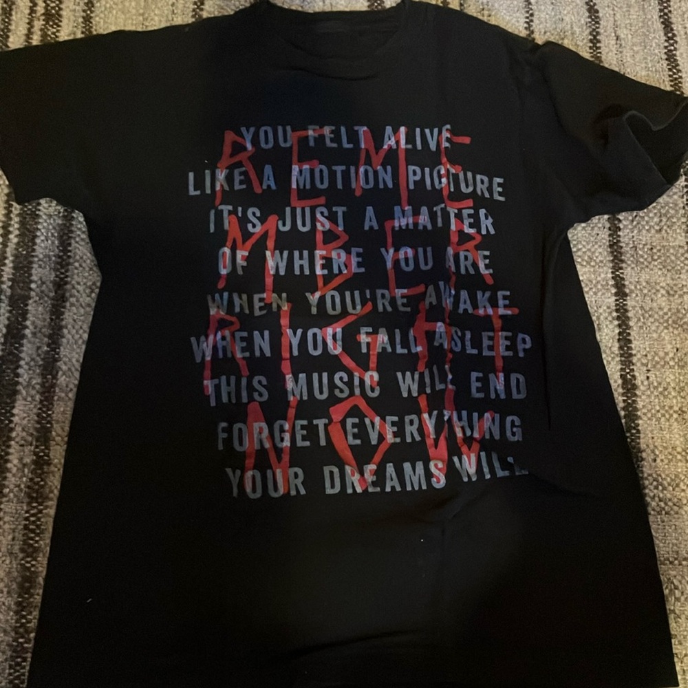 Spitalfield Remember Right Now Band tee. Cotton, good condition, no stains, rips